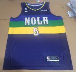 NBA 5 Jones New Orleans Pelicans 22-23 city Maillot imprimé